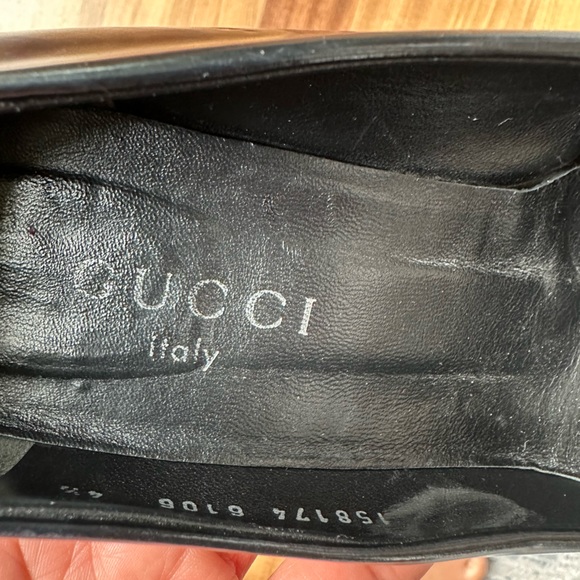 Gucci Back Leather Upper Blocks Heel Pumps  Size: 4.5 - Picture 12 of 14